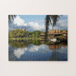 Rompecabezas cultural camboyano del pueblo