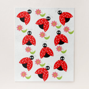 Rompecabezas Damas Libélulas Floral