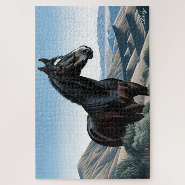 Rompecabezas de 1000 piezas de caballo (Vertical)