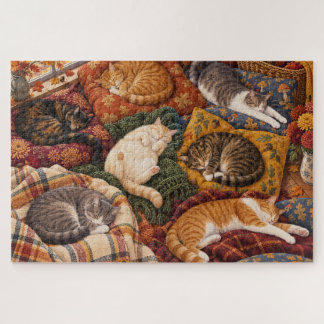 rompecabezas de 1000 piezas de gatos artísticos