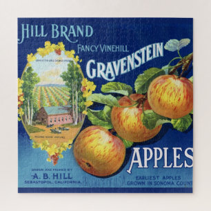 Rompecabezas de 20x20 piezas de Manzanas Gravenste