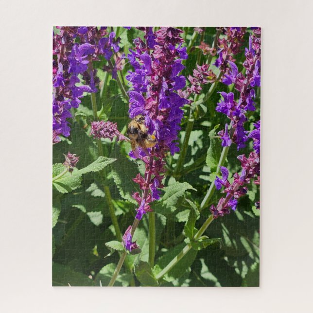 Rompecabezas de 252 piezas de abeja en flores (Vertical)