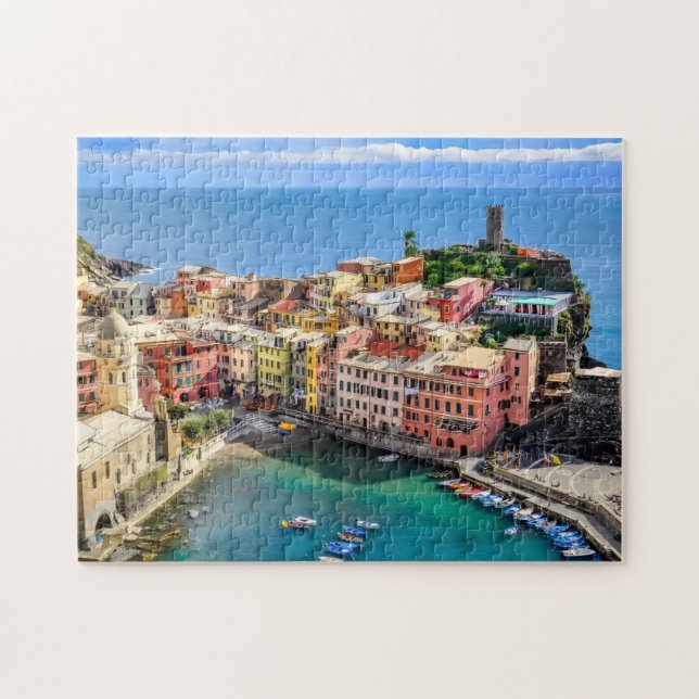 Rompecabezas de 252 piezas de Cinque Terre, Italia (Horizontal)