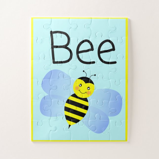 Rompecabezas de abejas para los niños. 30 piezas s (Vertical)