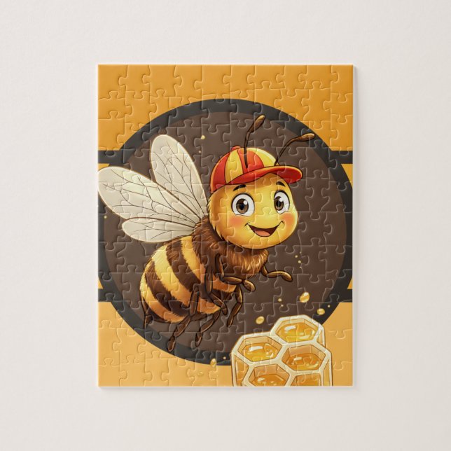 Rompecabezas de Abejorro de Dibujos Animados - Div (Vertical)
