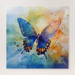 Rompecabezas de Acuarela de Mariposa