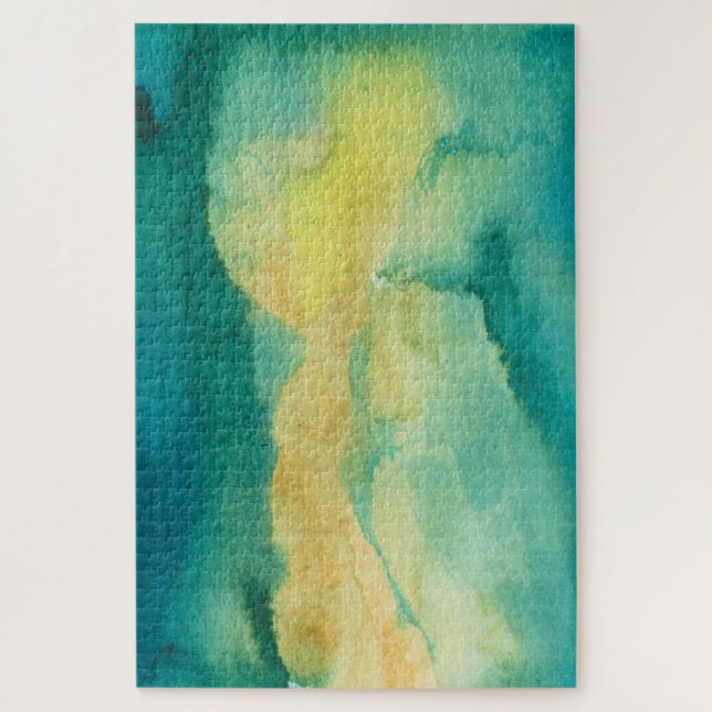 Rompecabezas de acuarela muy dura. (Vertical)