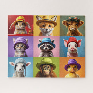 Rompecabezas de adorables bebés animales