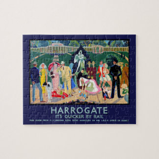 Rompecabezas de afiches de época de Harrogate