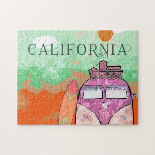 Rompecabezas de afiches de viajes de California