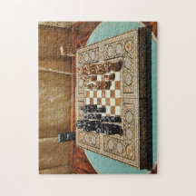 Rompecabezas de Ajedrez Jaque Mate Victoriano