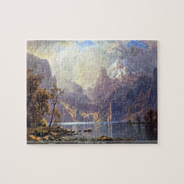 Rompecabezas de Albert Bierstadt - del lago Tahoe (Horizontal)