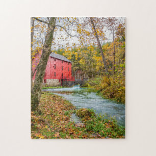 Rompecabezas de Alley Mill en otoño