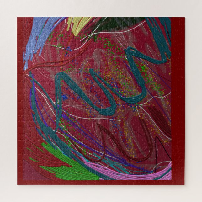 Rompecabezas de amor abstracto (Vertical)