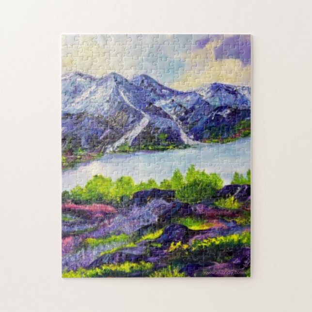 Rompecabezas de amor Alaska Alpha (Vertical)