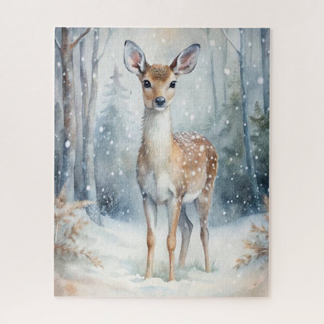 Rompecabezas de Animal de Nieve (Vertical)