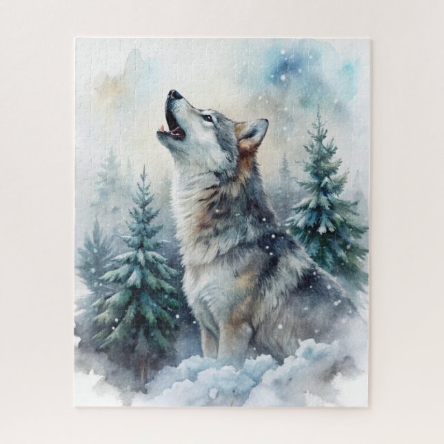 Rompecabezas de Animal de Nieve (Vertical)