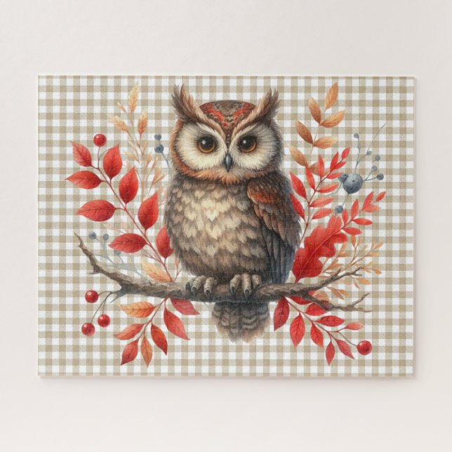 Rompecabezas de animales de otoño (Horizontal)