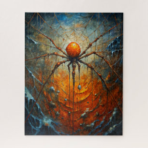 Rompecabezas de araña de Halloween