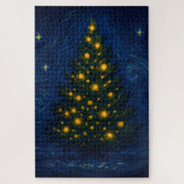 Rompecabezas de árbol de Navidad al estilo de Van
