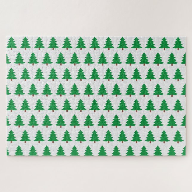 Rompecabezas de árboles de Navidad (Horizontal)