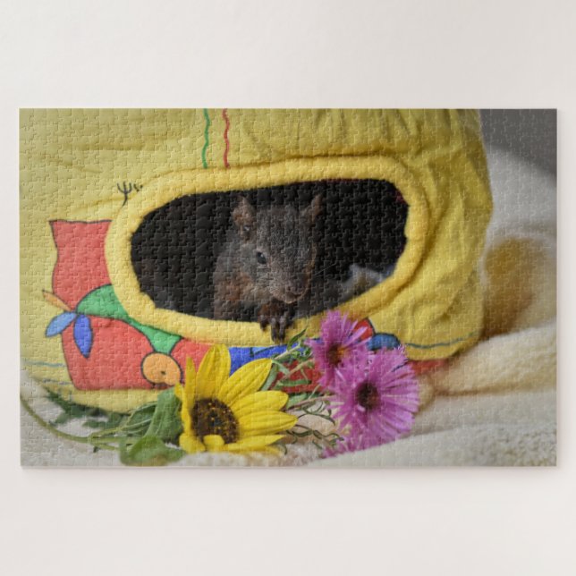 rompecabezas de ardilla de bebé (Horizontal)