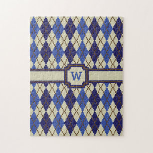 Rompecabezas de arglo de argala azul