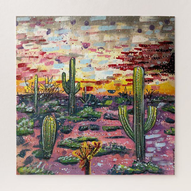 Rompecabezas de Arizona Sunset (Vertical)