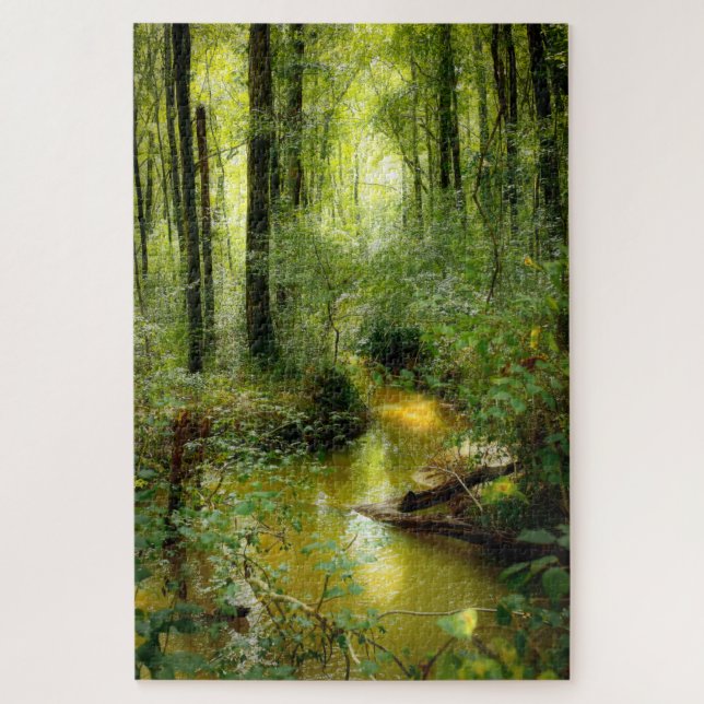 Rompecabezas de ARROYO EN EL BOSQUE (Vertical)