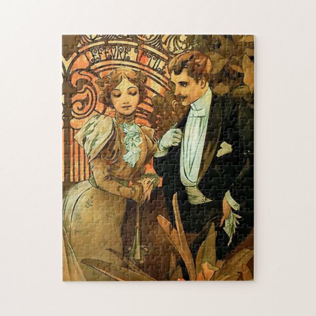Rompecabezas de Art Nouveau (Vertical)