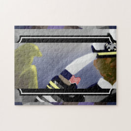 Rompecabezas de arte abstracto de veterano estadou