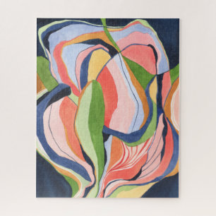 Rompecabezas de Arte de Acuarela Abstracta Colorid