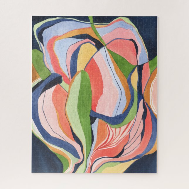 Rompecabezas de Arte de Acuarela Abstracta Colorid (Vertical)