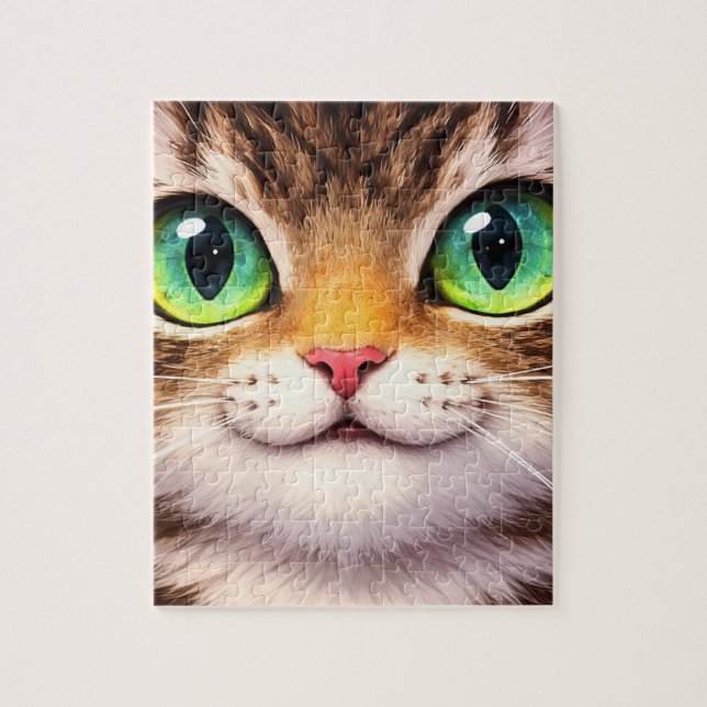 Rompecabezas de Arte de Animales Realistas (Vertical)