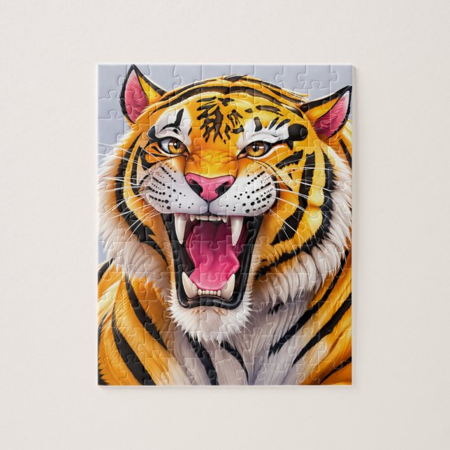 Rompecabezas de Arte de Animales Realistas (Vertical)