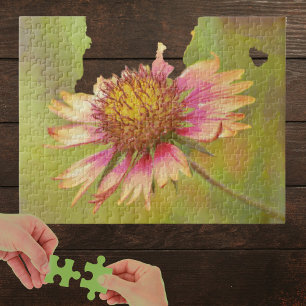 Rompecabezas de Arte de Flores Silvestres de Texas