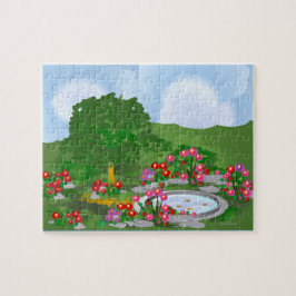 Rompecabezas de Arte de Jardín de Esquina
