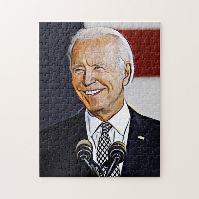 Rompecabezas de arte de Joe Biden (Vertical)