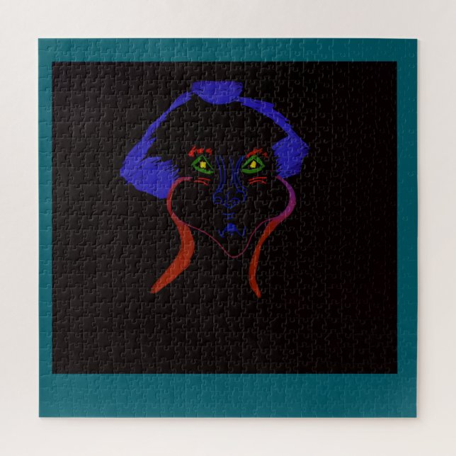 Rompecabezas de arte de personaje de fantasía (Vertical)