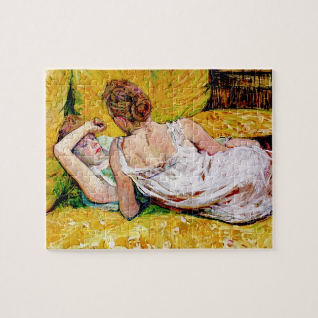 Rompecabezas de arte de Toulouse-Lautrec: dos amig (Horizontal)