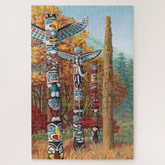 Rompecabezas de arte de Vancouver Canada - Dos mun