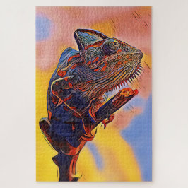 Rompecabezas de arte digital con pintura de retrat