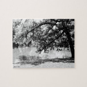Rompecabezas de arte fino de reflejo en el agua