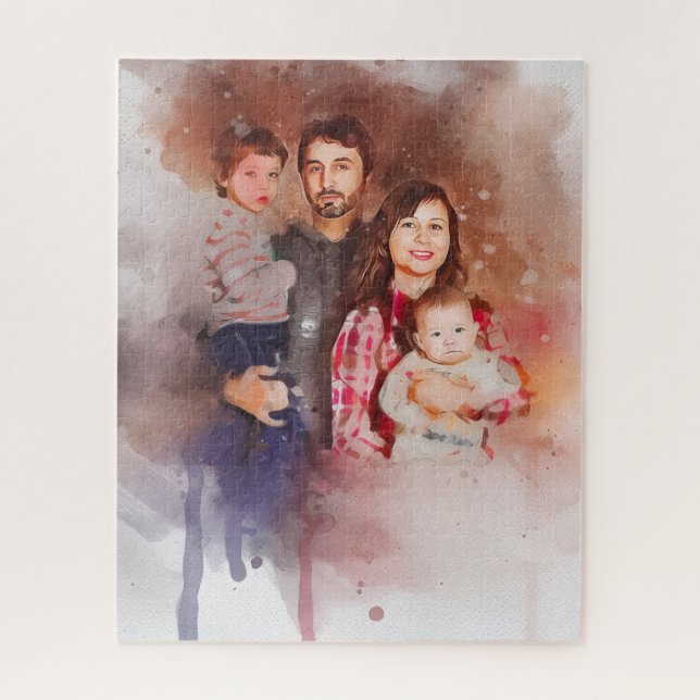 Rompecabezas de Arte Personalizado Subir Pintura D (Vertical)