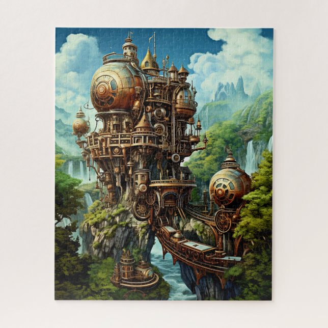 Rompecabezas de Arte Steampunk (Vertical)