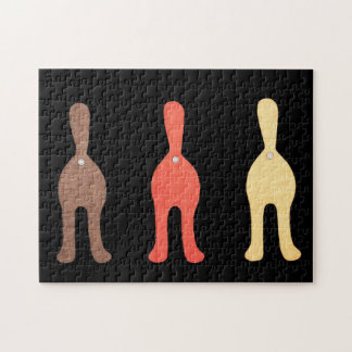 Rompecabezas de arte único - 3 colillas de gato #1