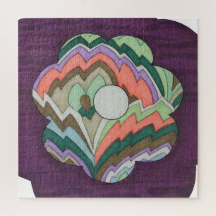 Rompecabezas de Arte Único - Flor Deco - Arte Erin