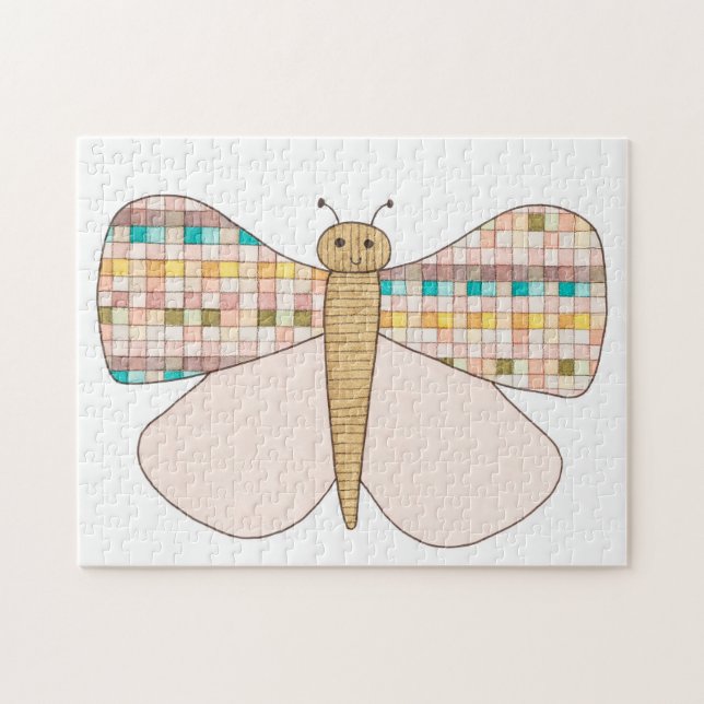 Rompecabezas de arte único - Mariposa #4 - Erin Br (Horizontal)