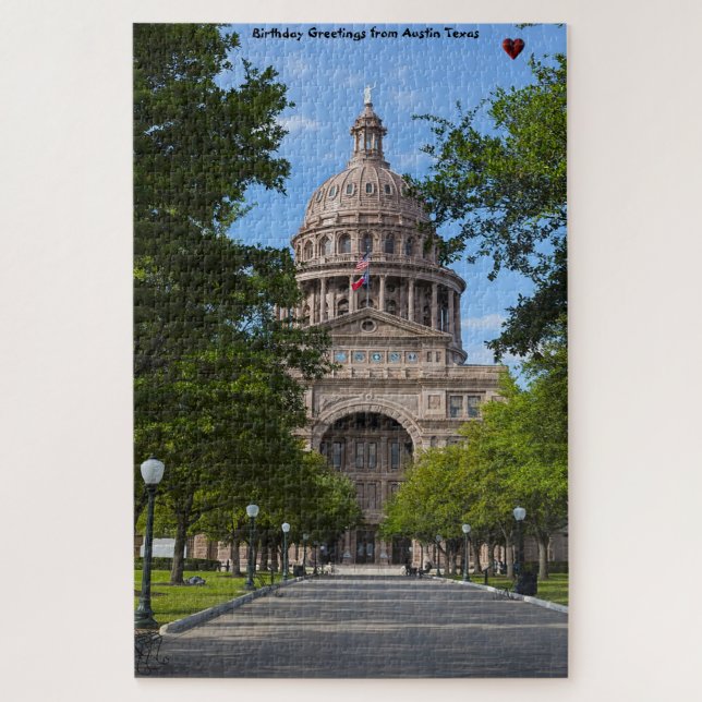 Rompecabezas de Austin Texas (Vertical)