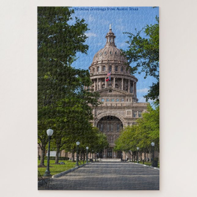 Rompecabezas de Austin Texas (Vertical)